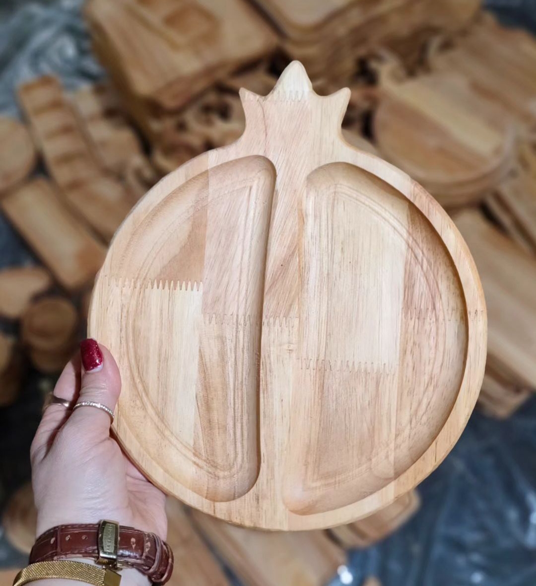 اردو چوبی طرح انار