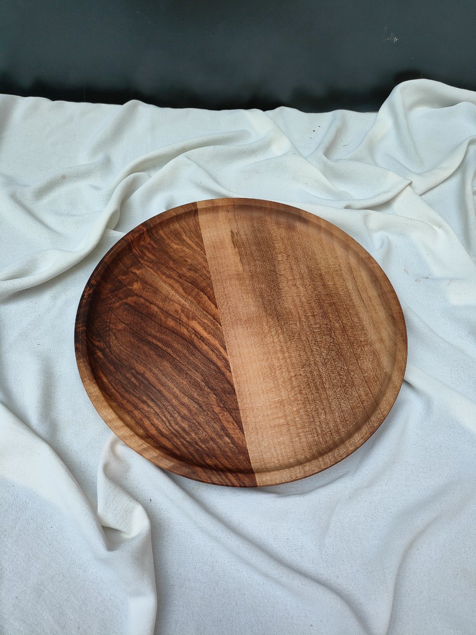 سینی قطر ۳۰ چوب گردو