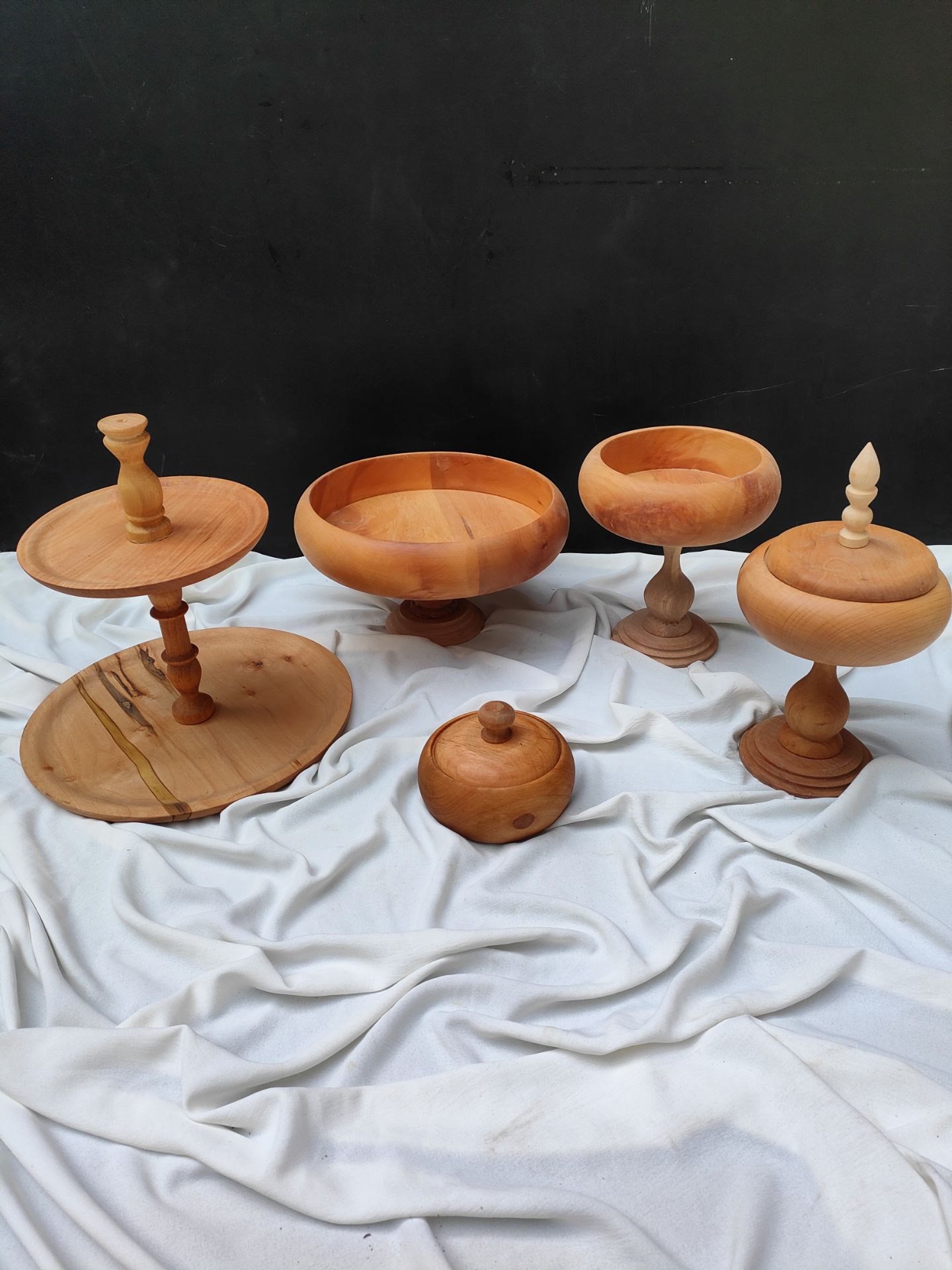 ست پذیرایی ۵ تکه چوبی