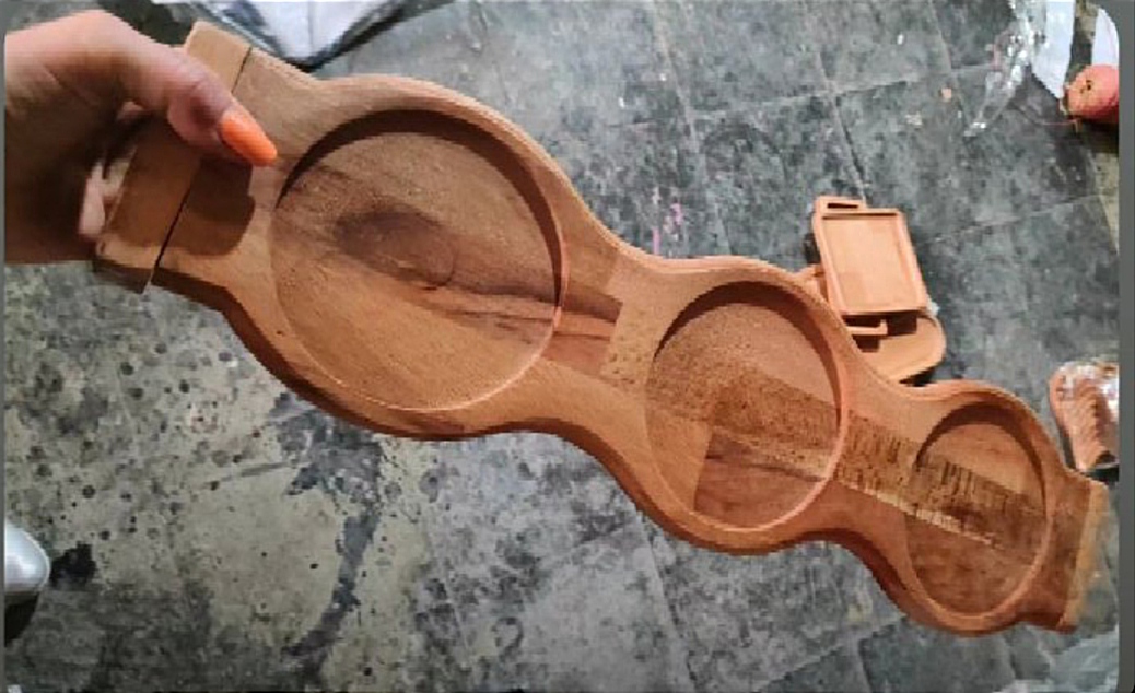 استند چوبی یک طبقه پاسماوری