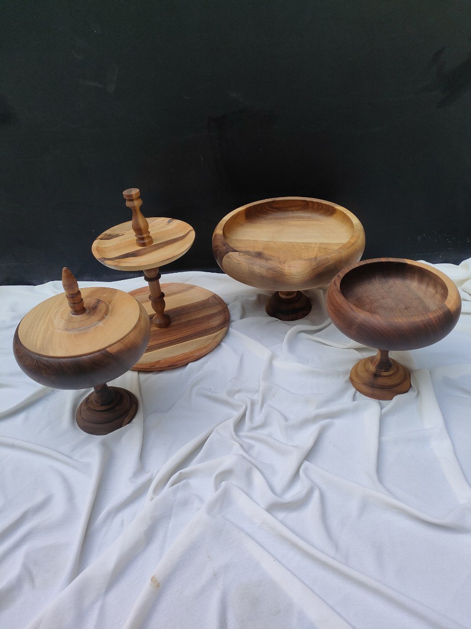 ست پذیرایی گردو ۴ تکه