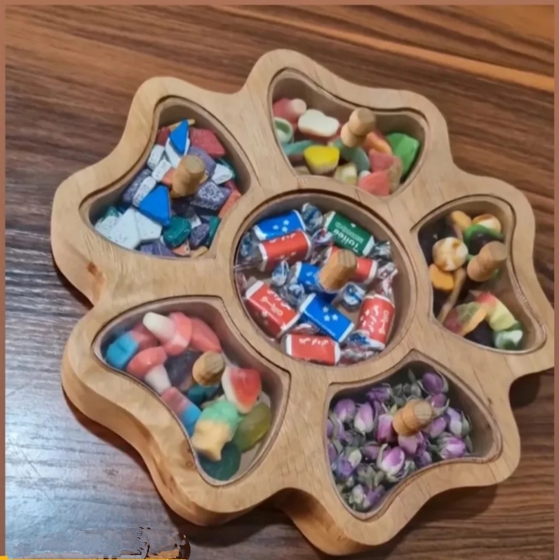 اردو ۶ خانه درب دار چوبی طرح گل